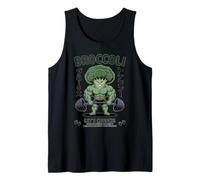 Broccoli Bodybuilder Gym Fitness Vegetable Power Tank Top