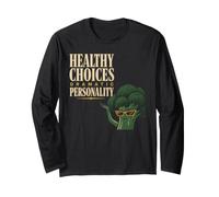 Broccoli Funny Broccoli Cute Vegetable Vegan Gift Long Sleeve T-Shirt