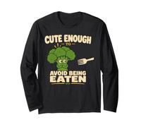 Broccoli Funny Broccoli Cute Vegetable Vegan Gift Long Sleeve T-Shirt
