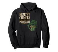 Broccoli Funny Broccoli Cute Vegetable Vegan Gift Pullover Hoodie