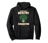 Broccoli Funny Broccoli Cute Vegetable Vegan Gift Pullover Hoodie