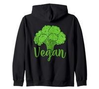 Broccoli Healthy Vegan Team Vegetables Health Zip Hoodie