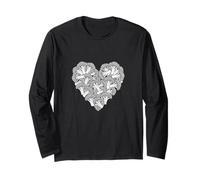 Broccoli Heart Shape Love Healthy Cooking Vegetarian Long Sleeve T-Shirt