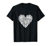 Broccoli Heart Shape Love Healthy Cooking Vegetarian T-Shirt
