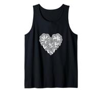 Broccoli Heart Shape Love Healthy Cooking Vegetarian Tank Top