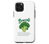 Broccoli Nutrition Facts Artwork Cruciferous Veggies Lovers Case for iPhone 11 Pro