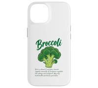 Broccoli Nutrition Facts Artwork Cruciferous Veggies Lovers Case for iPhone 14
