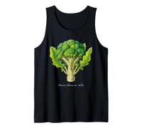 Broccoli Plant Illustration Brassica oleracea VAR. Italica Tank Top