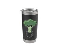 Broccoli Pocket Funny Broccoli in Pocket Stainless Steel Insulated Tumbler