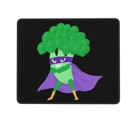 Broccoli Superman Multi-Size Rubber-Edged Gaming Mouse Pad (Landscape) â€“ Full-Print, Eco-Friendly 100% Polyester Surface With 3mm Non-Slip Rubber Base For Office, Study & Pc/Console Use