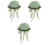 Broche Méduse faux épingle Broche Broche broches pour vêtements broche pour femme goupille de sécurité pour les vêtements revers à revers bijoux de bal pour les femmes strass Vert