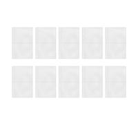 Brochure | 10 Pieces Refills Sleeves with 6 Rings, Protective Refillable Envelopes for Cash Organizer Photos Postcards Stickers Diary Students Teachers Writers