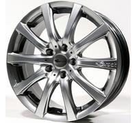 Brock B21 7.5 x 17 ET 38 Bolt Circle 4 x 114 Hub Centering 72.6 580069923, Chrome Silver Painted