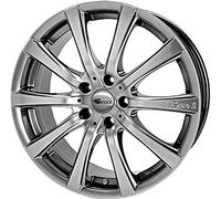 Brock B21 8 x 18 ET 43 Bolt Circle 5 x 114 Hub Centering 66.1 580070196, Chrome Silver Painted