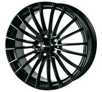 Brock B24 7 x 16 ET 40 Bolt Circle 4 x 114 Hub Centering 72.6 580070209, Black Painted