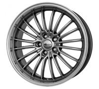 Brock B24GP 9 x 20 ET 40 Bolt Circle 5 x 108 Hub Centering 72.6 580070719, Chrome Silver Horn-Polished