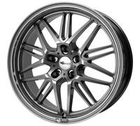 Brock B28 8 x 18 ET 38 Bolt Circle 5 x 114 Hub Centering 72.6 580070501, Chrome Silver Painted