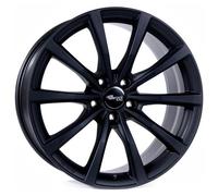 Brock B32 10 x 22 ET 55 Bolt Circle 5 x 112 Hub Centering 66.6 580081001, Black-Matt Painted