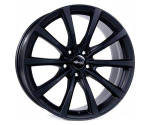 Brock B32 8.5 x 19 ET 25 Bolt Circle 5 x 112 Hub Centering 66.6 580071343, Black-Matt Painted