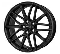 Brock B34 8 x 18 ET 45 Bolt Circle 5 x 112 Hub Centering 66.6 580071190, Black-Matt Painted