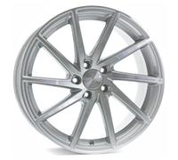Brock B37 8 x 18 ET 43 Bolt Circle 5 x 120 Hub Centering 72.6 580080842, Crystal Silver Front-Polished