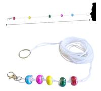 Brock Beaded String - Vision Convergence Training with 5 Sliding Beads - Coordination & Focus Training for Sports & Activities and more, 10 foot