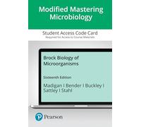 Brock Biology of Microorganisms Modified Mastering Microbiology Access Card