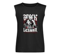 Brock Lesnar Beast Incarnate Mens Black Sleeveless T-Shirt Graphic Tee Printed Unisex Vest Tank Tops Shirt M