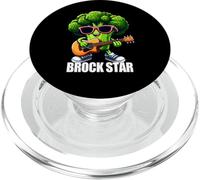 Brock Star Funny Rock 'n' Roll Word Game with Broccoli PopSockets PopGrip for MagSafe