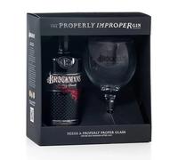 Brockmans Intensely Smooth Gin Gift Pack with Glass, 70 cl