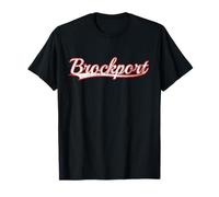 Brockport New York Vintage Varsity Throwback Style T-Shirt