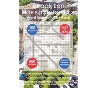 Brockton Massachusetts Word Search Puzzle Book: Think you know Brockton, Massachusetts? Puzzles for Adults, Seniors, Teens and Kids. Perfect for ... (Cities of Massachusetts Word Search Books)