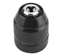 Broco 10mm Drill Chuck, Keyless Quick Change Multi Tool Chuck, 3/8" Thread 0.8mm-10mm Keyless Metal Drill Chuck for Hand Electric Drill
