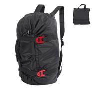 Broco Climbing Rope Kit,Rock Bag Folding Shoulder Strap for Outdoor Camping Hiking (Black)