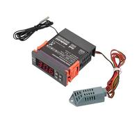 Broco Digital Air Humidity Controller 220V WH8040, 1%-99% RH Range with HM-40 Sensor, Humidity Control Switch for Greenhouse, Dry Cabinet, Cigar Humidor