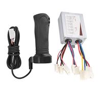 Broco Electric Scooter Controller, 48V 500W Motor Brushed Speed Controller Throttle Grip for Electric Bicycle Scooter Tricycle 24V