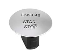 Broco Engine Start Button Keyless Go Start Stop Push Button Engine Ignition Switch for Mercedes oem2215450714 Silver