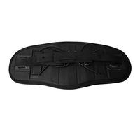 Broco Kayak Seat Backrest, 40.5x17cm Black EVA Oxford Adjustable Canoe Seat Backrest Lightweight Non-Slip Kayak Back Support for Fishing Sea Kayaking