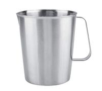 Broco Milk Frothing jug, 2000ml Milk Frothing Jug Stainless Steel Milk Cup Milk Frothing Pitcher Milk Pitcher for Making Latte Coffee Art