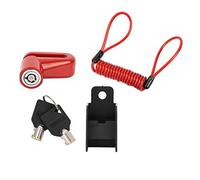 Broco Motorbike Disc Locks, Anti-theft Motorcycle Alarm Disc Lock Anti-Theft Wheel Disc Brakes with Wire Mijia M365 Electric Scooter