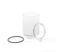 Brod & Taylor Sourdough Starter Jar, 1L Borosilicate Glass Jar with Marker & Scale in Clear Brod & Taylor Clear
