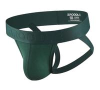 BRODDLE Men's Jockstrap Underwear Active Athletic Supporters Elastic Waistband Jock Straps Male Dark Green