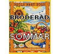 Broderad Sommar eller sommarmönster för korstyn för färgläggning: broderi bok