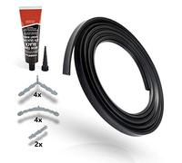 BRODI - Universal oven seal mounting kit - premium seal for a wide range of oven doors or your cooker - oven seal including matching angle, adhesive and assembly instructions (silicone)