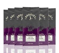 Brodies Classics Artisan Ground Coffee - Scottish After Dinner 100% Arabica full bodied, rich dark chocolate, strong strength, standard grind, hand roasted (6 Pack of 227 g)