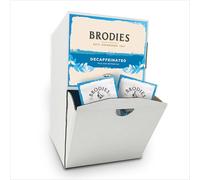 Brodies decaffeinated tea Tag and Envelope - 1 Dispenser box of 250 tea bags - Black tea with a mellow and refreshing taste, decaffeinated in the natural way