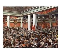 Brodsky Lenin Speech Comintern 1924 Painting Unframed Wall Art Print Poster Home Decor Premium