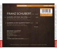 BRODSKY QUARTET LAURA VAN DER HEIJD - SCHUBERT STRING QUINTET QUARTETTSAT NEW CD