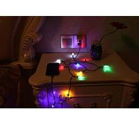 Brogrous USB Christmas Light Phone Charger Cord 50inch 10LED Bulb Compatible with Type-C