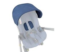 Brogtorl Baby Stroller Canopy Canopy Fabric Sun Shade Compatible with Doona Car Seat and Pushchair (Blue)